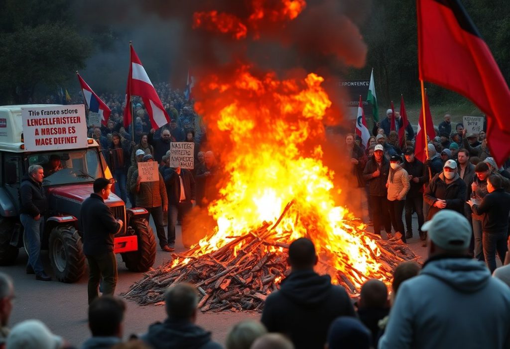 Manifestations agricoles dans les Landes : Un appel retentissant contre le traité du Mercosur