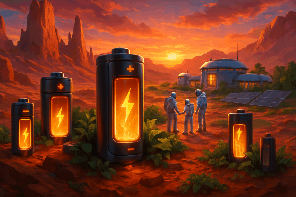 Des batteries révolutionnaires pour Mars qui pourraient sauver la Terre !