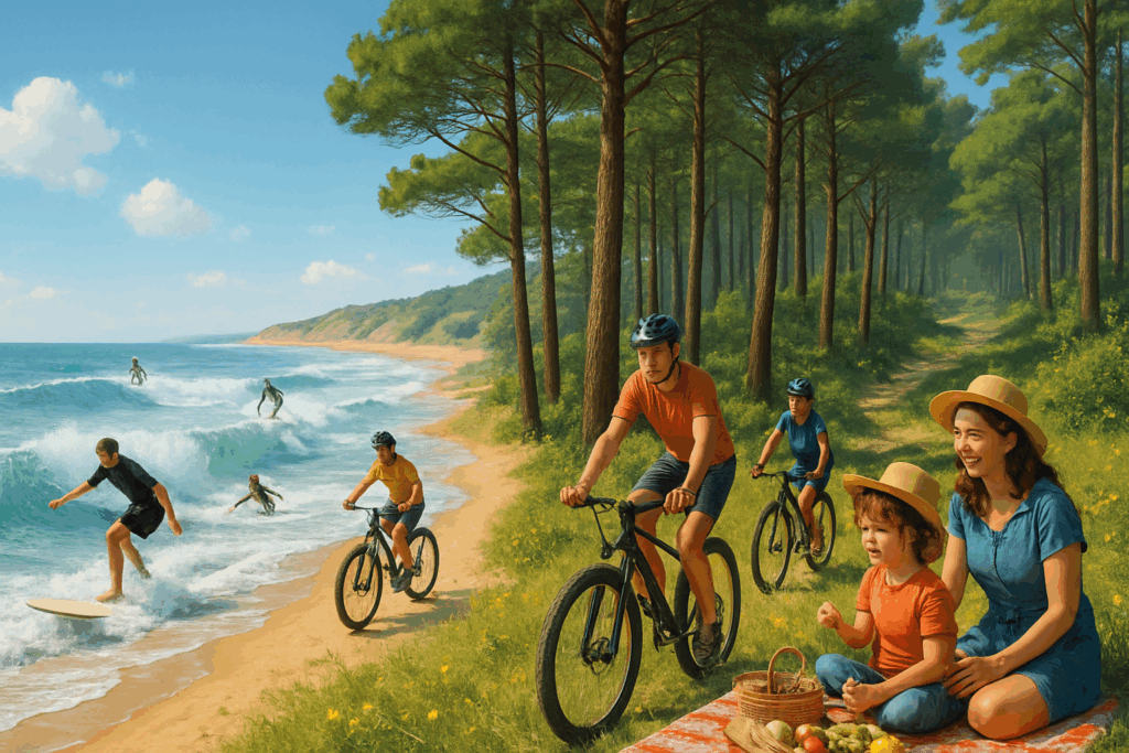 Les activités sportives variées dans les Landes : un aperçu des loisirs en plein air